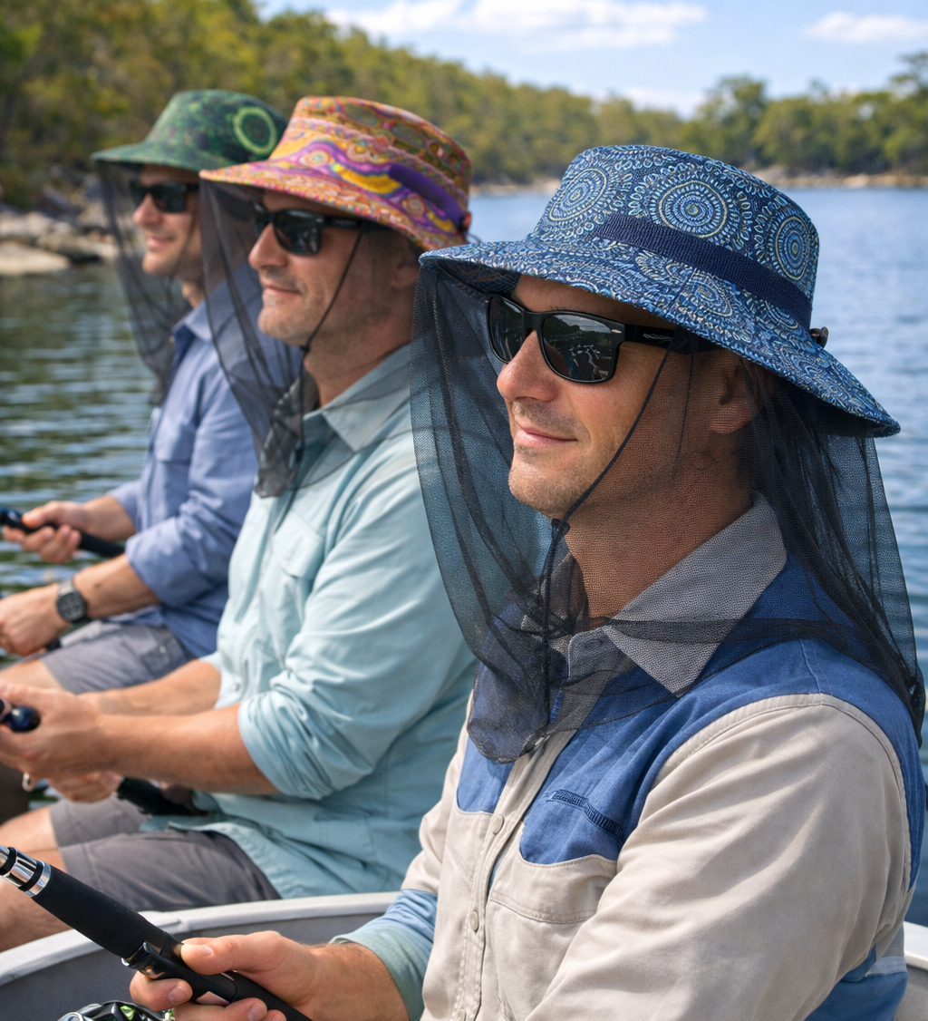 Hat with Fly Net