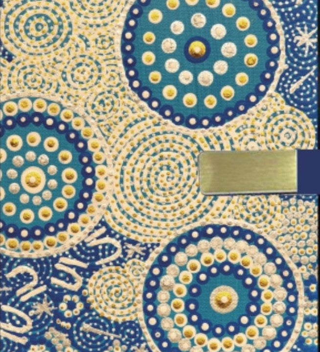Notebook with aboriginal designs
