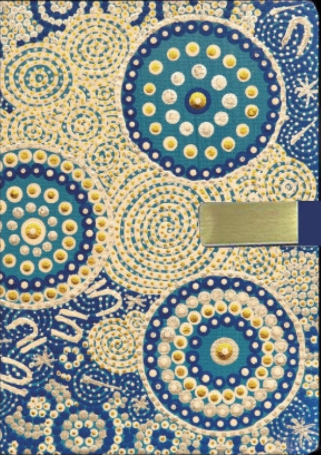 Notebook with aboriginal designs