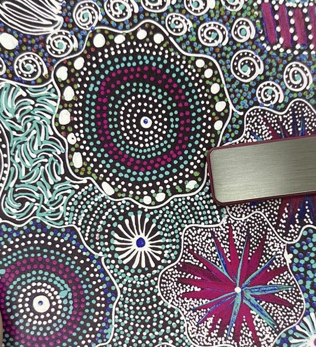 Notebook with aboriginal designs