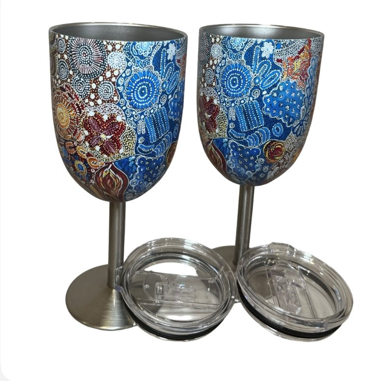 Stainless Steel Wine Glasses