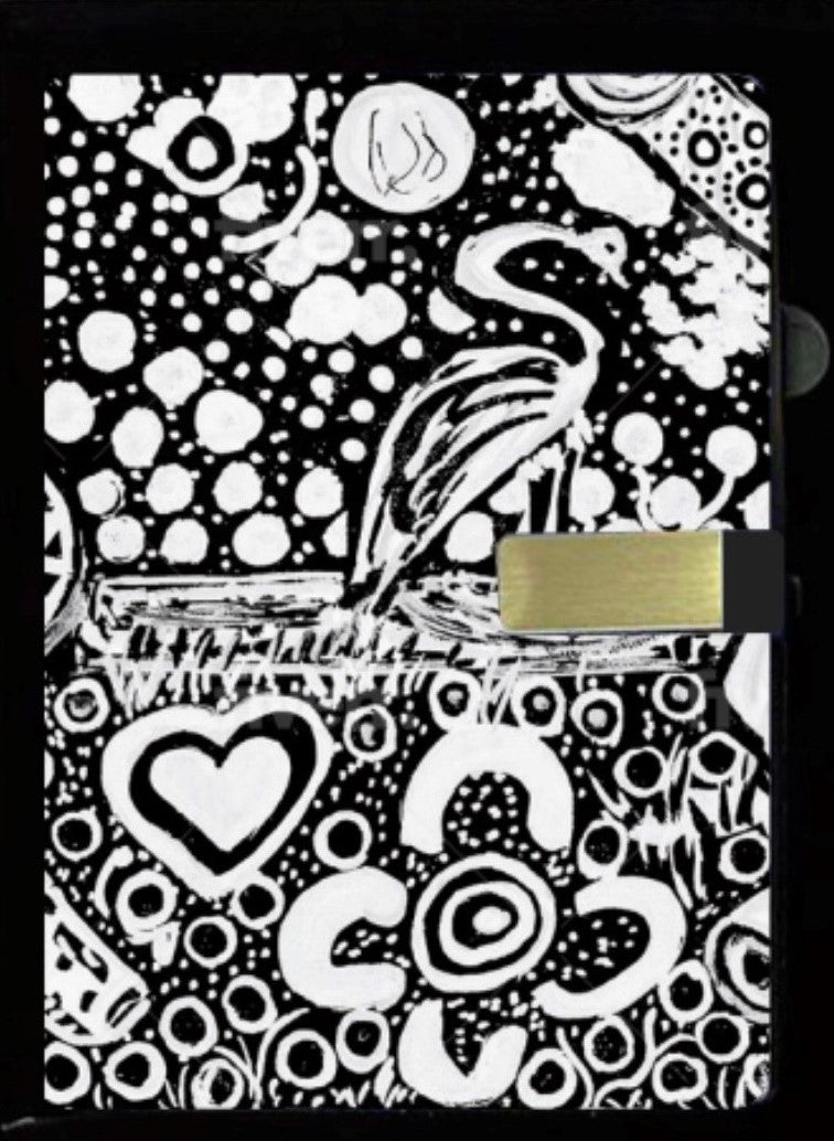 Notebook with aboriginal designs