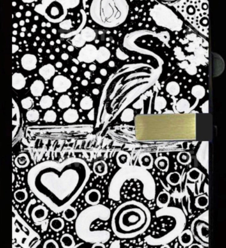 Notebook with aboriginal designs
