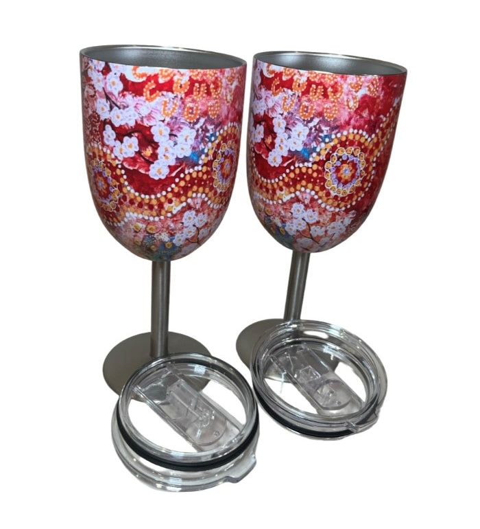 Stainless Steel Wine Glasses